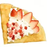 イチゴホイップ（クレープDombrako）