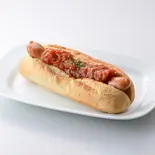 全粒粉ドッグ ホットチリ Whole Wheat Chili Dog（カフェ・ド・クリエ 博多大博通店）