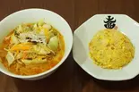 担々麺&半チャーハン Szechuan Noodles & Half-size Fried Rice(大島ラーメン 越谷レイクタウン店)