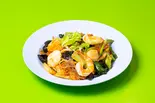 春雨入りのスパイシーシーフード(汁無し) Spicy Seafood with Glass Noodles (Dry)（ガパオカオゲーン）