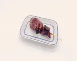レバーたれ Liver with Sauce(一本)（鳥ぷろ 上新庄店）