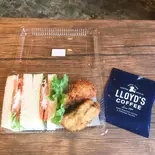スモークサーモンサンドランチ（lloyd's coffee 西岡店）