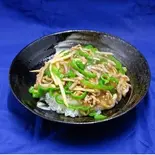 細切り豚肉とピーマンのあんかけ御飯（中国料理 飛竜）