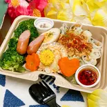 花椒香るネギだくたべラーハンバーグ＆ブロッコリーチキン（ハンバーグアイランド早稲田）