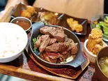 牛肩ロース(ザブトン) ステーキ ジャポネソース Beef Chuck Roll (Zabuton) Steak with Japonaise Sauce（コーデュロイカフェ 大名店）