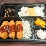 カニクリームコロッケ定食 Crab Cream Croquettes Set Meal（町中華宝楽）