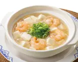 ぷりぷり海老と豆腐の旨塩煮（バーミヤン 博多ミスト店）