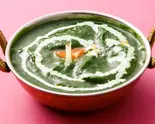 サグチキン/Sag chicken curry（デリハック インドネパールナンカレーの店 駒沢大学店）