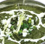 【 20 】サグパニールカレー Saag Paneer Curry（インドとアジアの料理 サンティ）