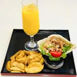 ケバブサンドイッチ チキン(ハラール) Kebab Sandwich Set, Chicken (HALAL)(HALAL DONER KEBAB RESTAURANT)