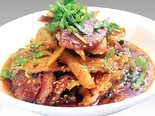 牛ハチノスと牛スネ肉和え(老西安肉夹馍)
