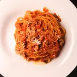 アマトリチャーナ スパゲッティ(トラットリア ロマーノ 五反田店)