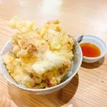 豚天丼【天つゆ】 ご飯大盛り無料！（大分 とり天 豚天 天洋軒）