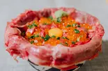 3.炙り牛トロいくら丼 牛トロ増し(漁師町三代目 牛とろいくら本舗 天下茶屋店)