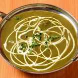 サグチキンカレー Saag Chicken curry（ニューナマステインディアンレストラン）
