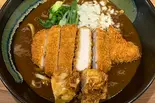 鶏天カツカレーうどん(醤屋万吉のうどん)