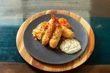 エビフライ(田川食堂 黄ごん焼き あにおん)
