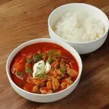 あさりのボルシチカレーBorscht Curry with Scallion（トットマン食堂のボルシチカレー）