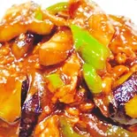 マーボーナス/Spicy eggplant(中華料理 龍門)