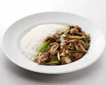 牛肉の黒胡椒飯Beef black pepper rice（上海イーエックス 葛西店）