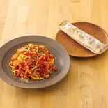 103.セミドライトマトとモッツァレラのトマトソースパスタ<ベーコンのトマトスティックピザ付き>(鎌倉パスタ ダイニングイオンモール津田沼店)
