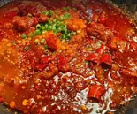 白身魚の辛み見込み/水煮鱼片+送一份米饭(四川火鍋しゃぶしゃぶ専門店 賢合庄)
