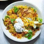 フィッシュビリヤニ(ライタセット)（南インド料理GOLDEN CROWN）