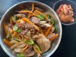 「ランチ限定」プルコギ丼（炭火焼肉兄弟カルビ・東城商店）