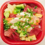バラサーモン丼（丼丸 龍 滝野川店）