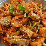 風味干鍋スペアリブと海老(风味干锅排骨虾)（正宗中国味·羊大厨）