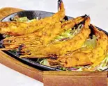 タンドリーエビ Tandoori Prawn (5P)（アジアンダイニング＆バー ALIBABA RESTAURANT）