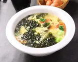 紫菜蛋花汤 韓国のりと玉子のスープ（ビャンビャン麺 朋友）