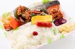 【119】プチ幕ノ内弁当(ザンギ入り)（あじ太郎 本店）