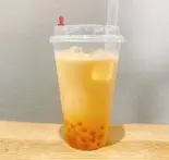 【タピオカ】マンゴーミルク（【大阪名物 揚げたこ焼き・イカ焼き】粉もん屋 清水店）