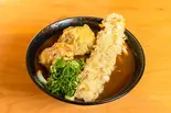 天カレーうどん(温)(自家製さぬきうどんと肉 甚三 大門店)