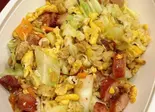 キャベツと刻みソーセージのオートミール炒飯（Kitchen＆bar いのせんと）