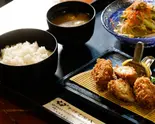 かきふらい定食 大盛り（とんかつ専門店 とん八）