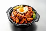 ホル玉丼(ホルモン＆目玉焼き丼)（南大門ポチャ）