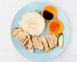 海南チキンライスダブル(蒸し＆蒸し) Malaysian Chicken Rice - Double (Steamed ＆ Steamed)（マレーシア屋台料理 ちりばり 五反田本店）