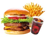 ウェンディーズバーガーUSAダブルセット（ウェンディーズファーストキッチン 横浜パルナード）