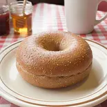 ホールウィート(全粒粉)のベーグル Whole wheat bagel（【ニューヨーカーズベーグル】BB Monster）