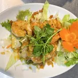 海老のガーリック炒め Garlic Shrimp Stir-Fry（タイレストランPAPAYA赤羽店）