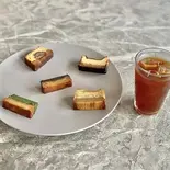 蜜芋スイーツ5種盛り coffee set(ICE)（＆OIMO TOKYO CAFE 中目黒店）