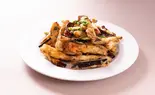 揚げナスの塩胡椒炒め（三国の宴）