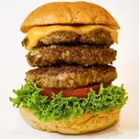 トリプル チーズバーガーセット Triple Cheeseburger Set（nib）