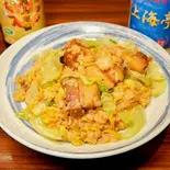 豚角煮チャーハン Braised Pork Belly Fried Rice（上海亭 梅島店）