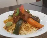ラムのクスクス Lamb couscous（ライアンレストラン）