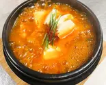 キムチチゲ(ライス付き) 김치찌게 Kimchi jjigae- with rice(チャンガ)