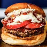 サワーサルサチーズバーガー(フレンチフライ付き)（CIRCUS by BURGER’S BASE）