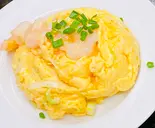 エビと玉子炒め(中華料理 宮)